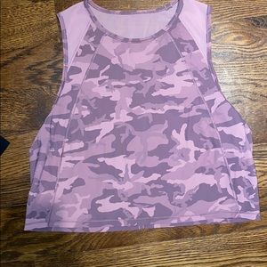 Lilac Camo Lulu Lemon Muscle Tank